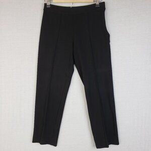MaxMara Black Ponte Pants Slacks Trousers Crop size 4 Career Business Casual